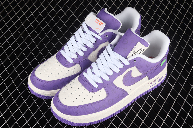 Air Force 1 Low Purple/White/White 9