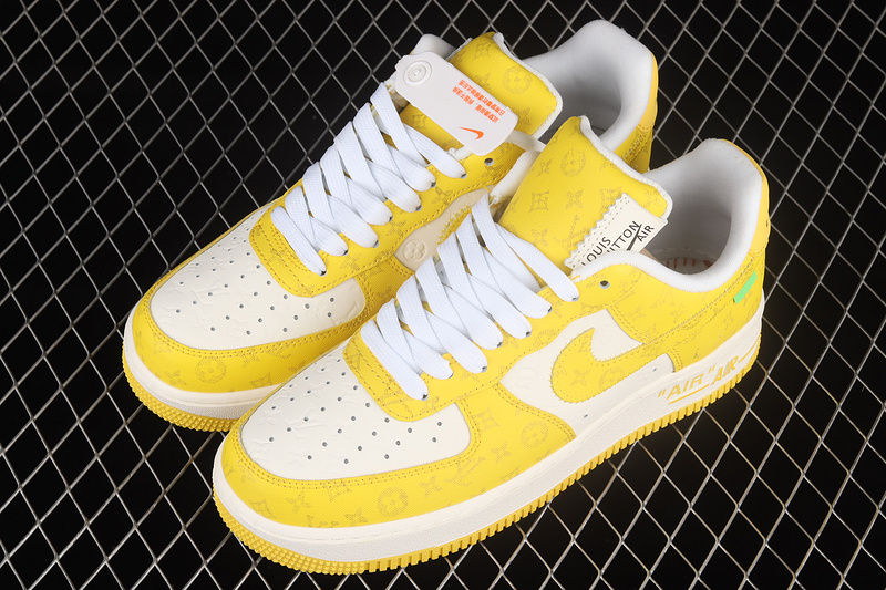 Nike Air Force 1 '07 Low X L*V Yellow/Yellow/White 11