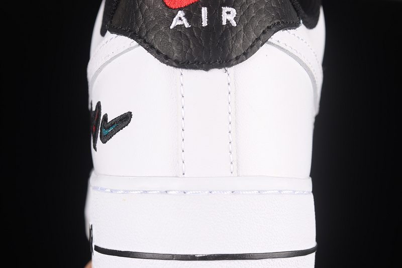 Air Force 1 Low 07 Lv8 3 Peace Love White/White/University Red 23