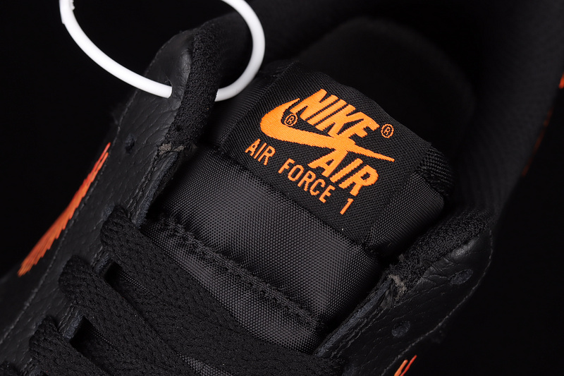 Air Force 1 Low Zig-Zag Black/Black/Orange 13