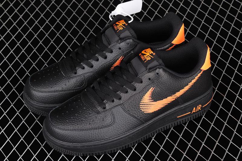 Air Force 1 Low Zig-Zag Black/Black/Orange 15