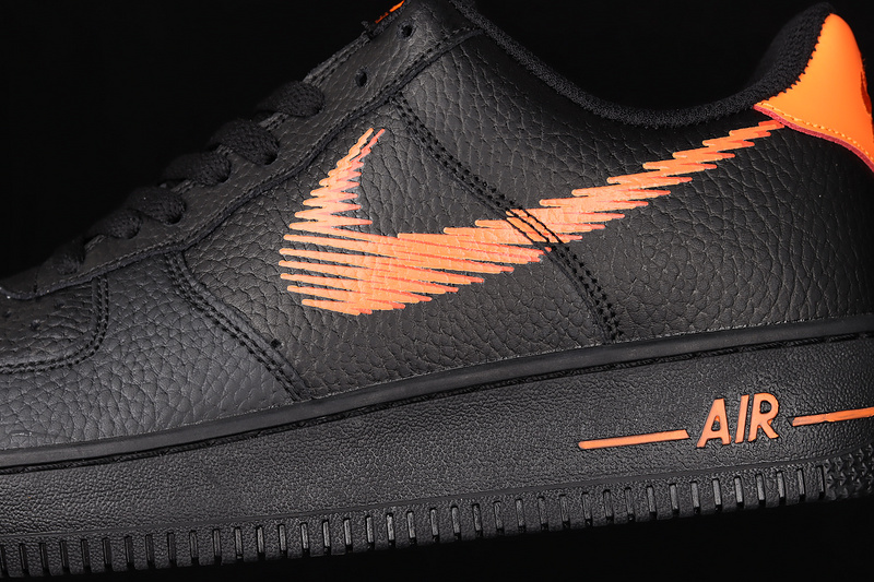 Air Force 1 Low Zig-Zag Black/Black/Orange 27