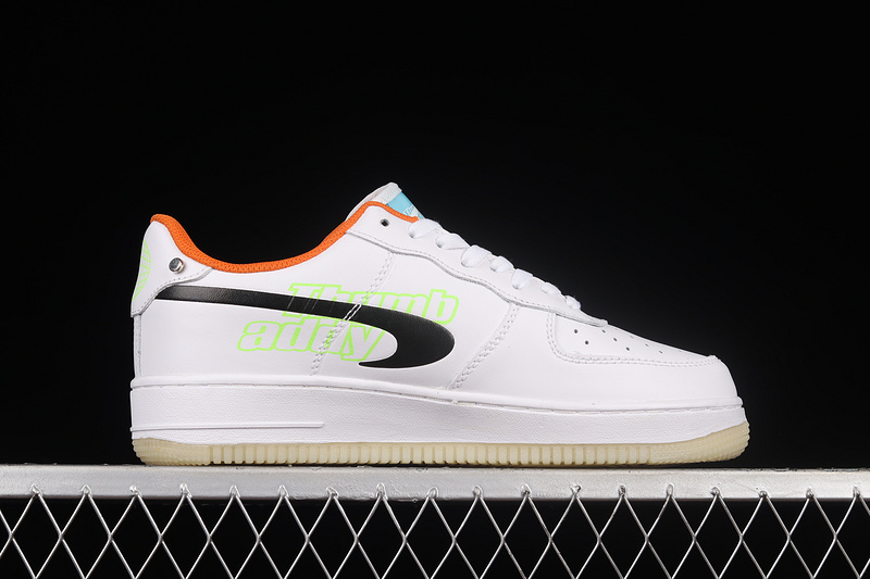 Air Force 1 Low 07 Le X Thumb Caddy White/Black/Team Orange/Teal 5