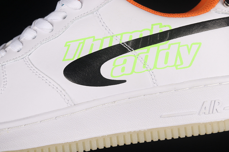 Air Force 1 Low 07 Le X Thumb Caddy White/Black/Team Orange/Teal 15