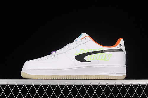 Air Force 1 Low 07 Le X Thumb Caddy White/Black/Team Orange/Teal 25