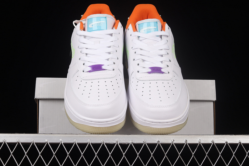 Air Force 1 Low 07 Le X Thumb Caddy White/Black/Team Orange/Teal 29