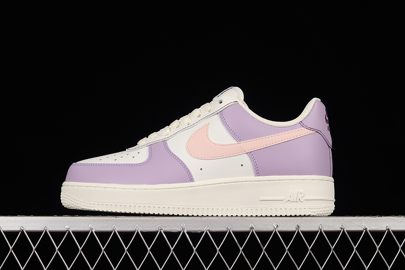 Nike Air Force 1 '07 Low Cloud White/Pink/Purple 3