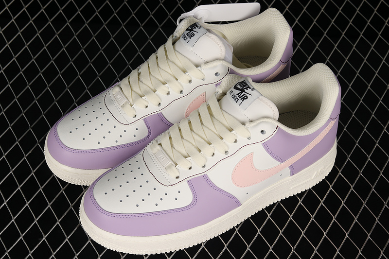 Nike Air Force 1 '07 Low Cloud White/Pink/Purple 21