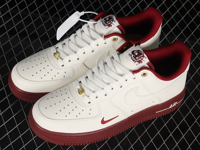 Air Force 1 Low 07 Se 40Th Anniversary Sail/Metallic Gold/Black/Team Red 5