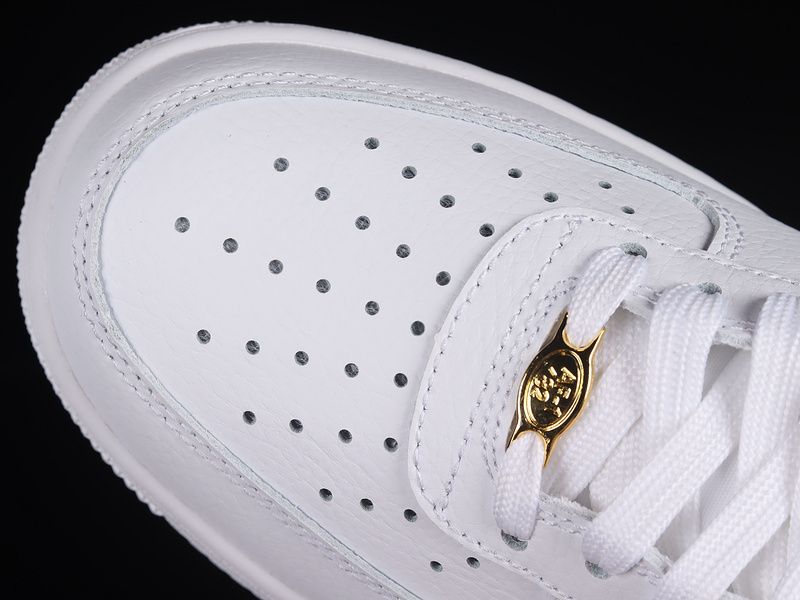 Air Force 1 Low 07 Lv8 40Th Anniversary White/Black/White/Metallic Gold 11