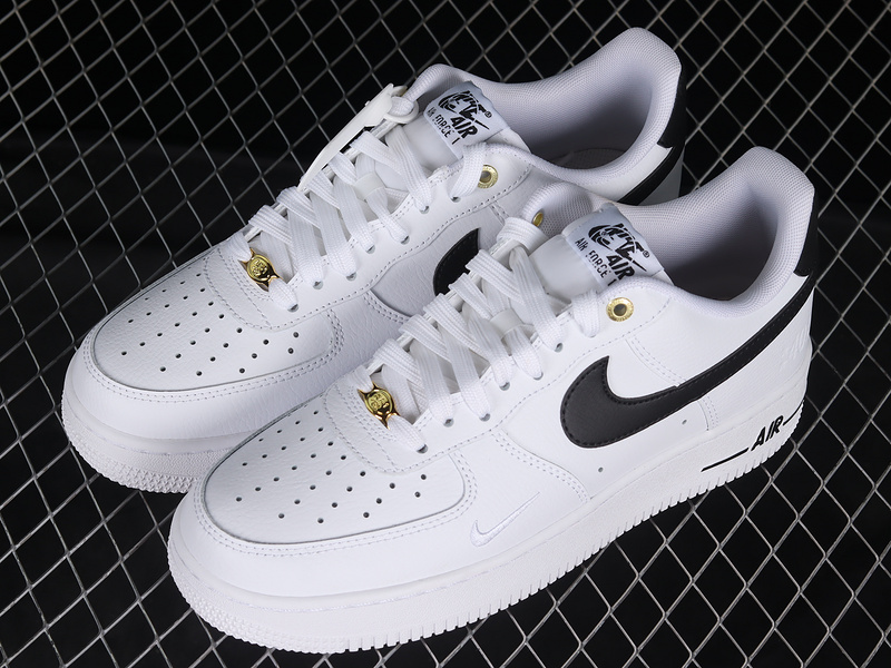 Air Force 1 Low 07 Lv8 40Th Anniversary White/Black/White/Metallic Gold 17