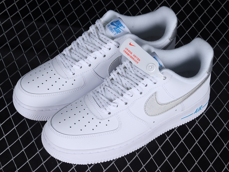 Air Force 1 Low 07 White/Laser Blue/Light Grey 7