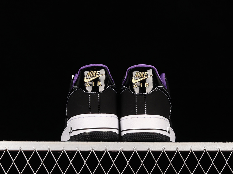 Air Force 1 Low World Champ Black/Metallic Gold-Purple 3