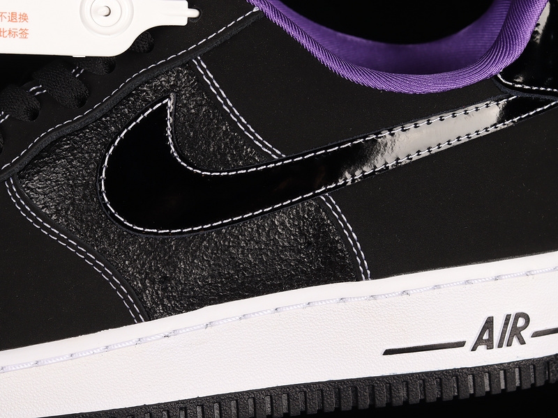 Air Force 1 Low World Champ Black/Metallic Gold-Purple 27