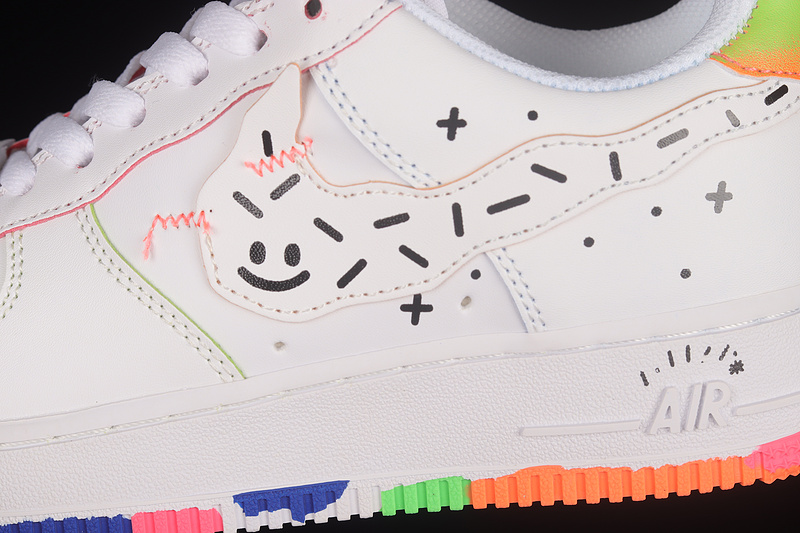 Air Force 1 Low 07 Kids Drawing Gs White/Multi-Color 11