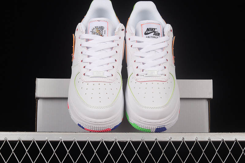 Air Force 1 Low 07 Kids Drawing Gs White/Multi-Color 17