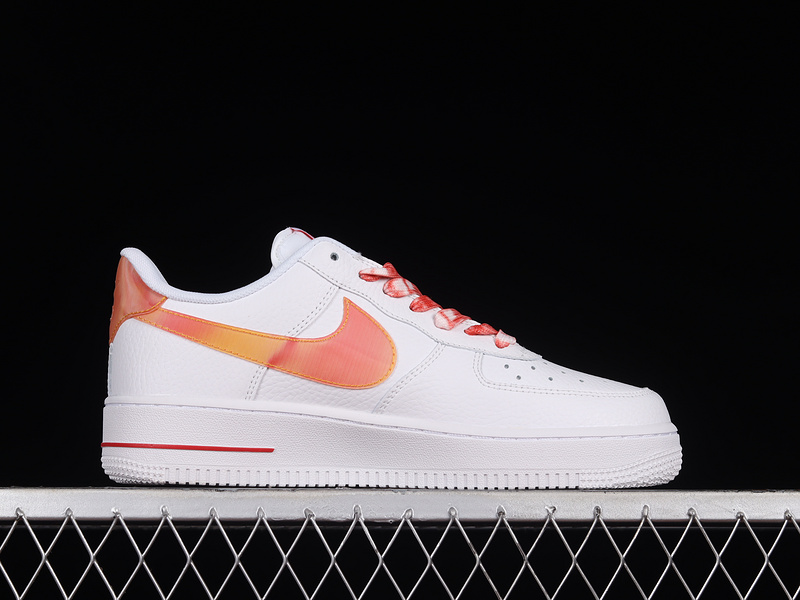 Air Force 1 Low 07 White/White/Orange 11