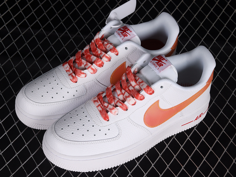 Air Force 1 Low 07 White/White/Orange 21