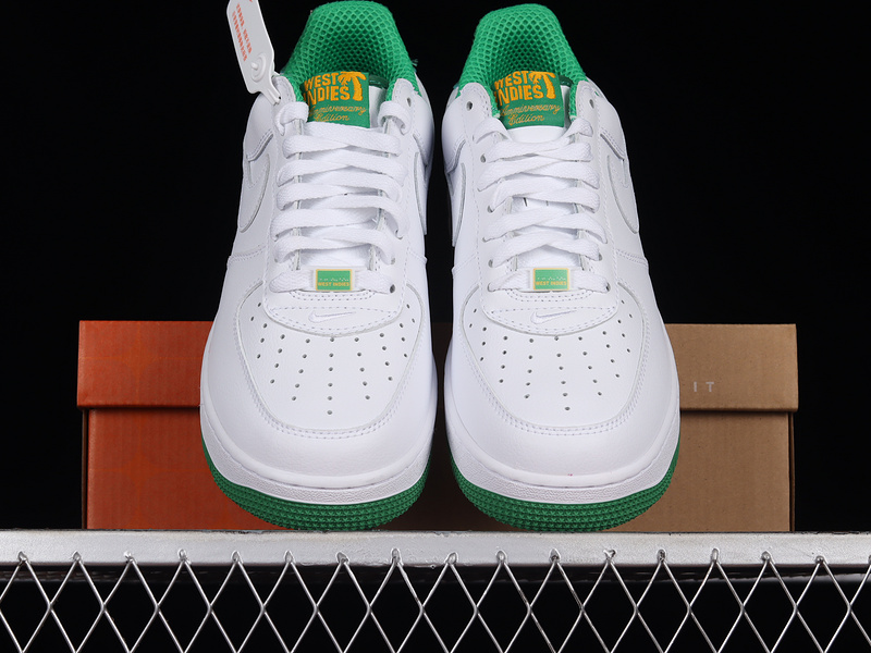 Air Force 1 Low West Indies White/White-Classic Green 19