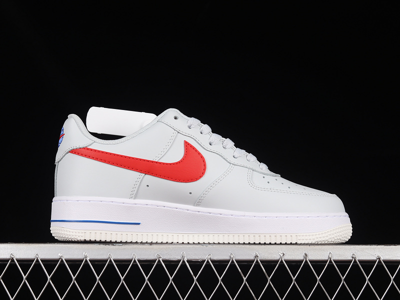 Air Force 1 Low 07 Usa Pure Platinum/University Red/White/Game Royal 7