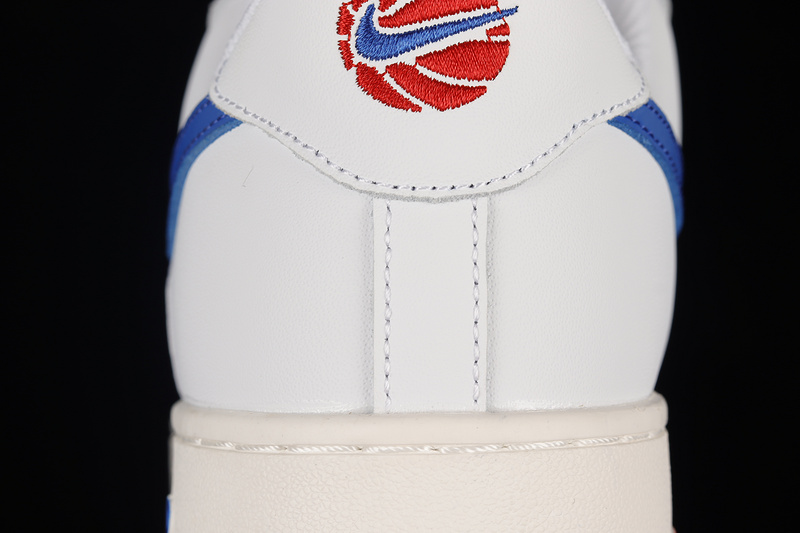 Air Force 1 Low Usa Hoops White/Red-Blue 3