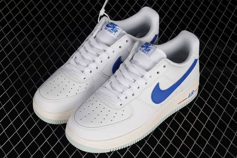 Air Force 1 Low Usa Hoops White/Red-Blue 13