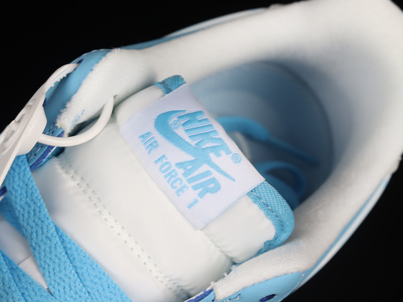 Air Force 1 Low 07 Nail Art White/Blue/White 13