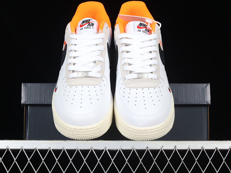 Air Force 1 Low Hoops White/Black-Orange 25