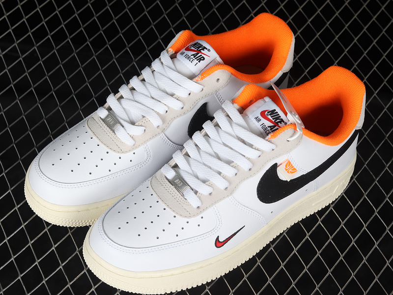 Air Force 1 Low Hoops White/Black-Orange 27