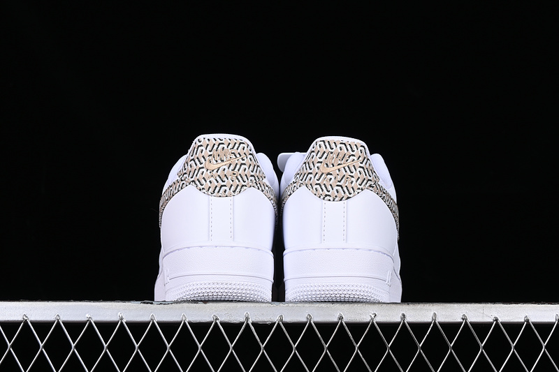 Nike Air Force 1 '07 Low White/Grey/Gold 23