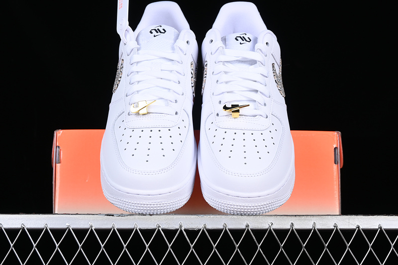 Nike Air Force 1 '07 Low White/Grey/Gold 27