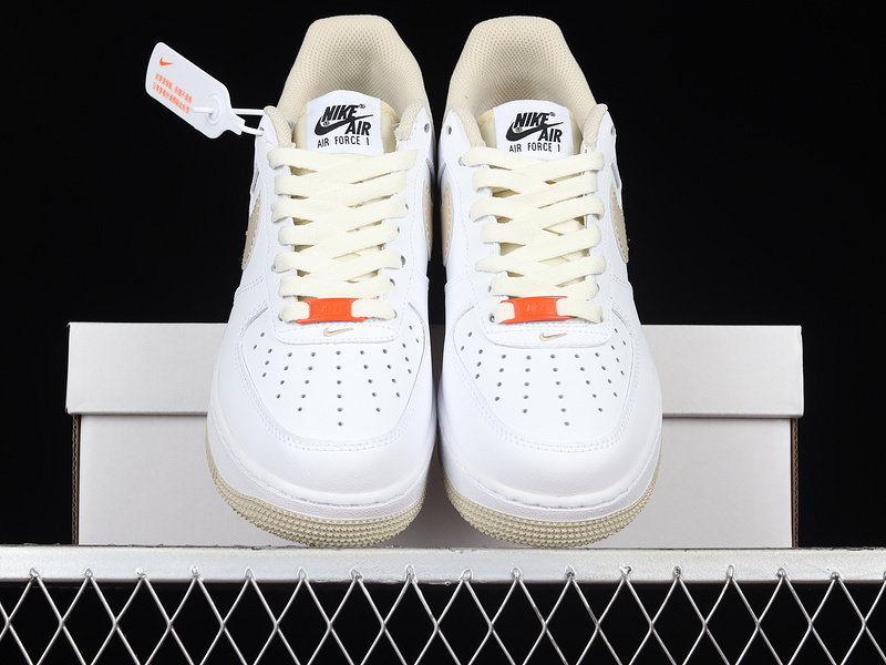 Air Force 1 Low 07 White/White/Rattan 25