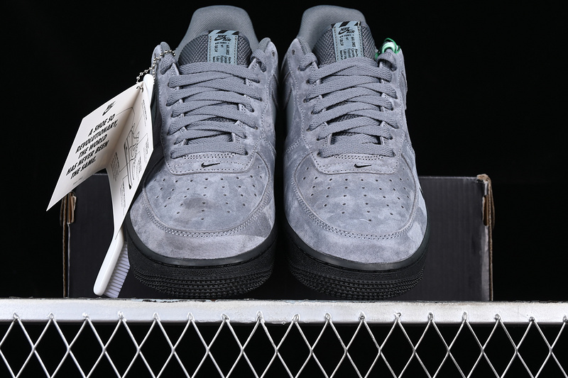 Nike Air Force 1 '07 Lv8 Reflective Swoosh Cool Grey/Black/Cool Grey 7