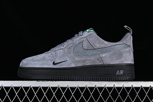 Nike Air Force 1 '07 Lv8 Reflective Swoosh Cool Grey/Black/Cool Grey 31