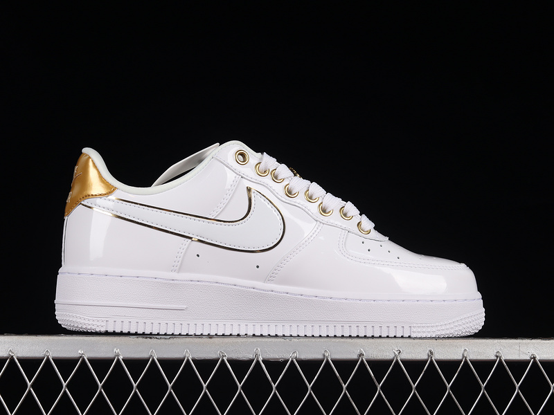 Air Force 1 Low Nola White/Multi-Color/Metallic Gold/University Red 9