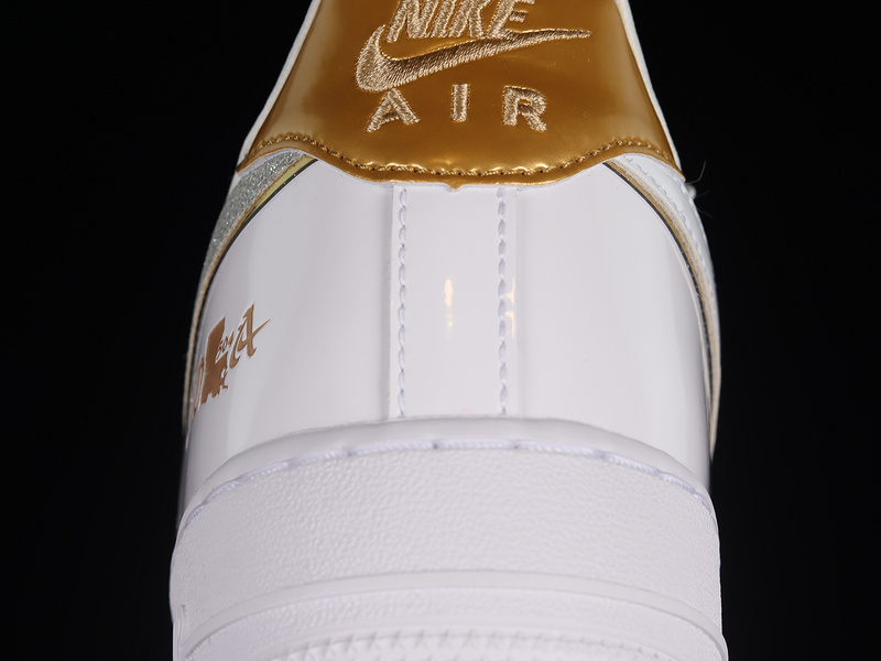 Air Force 1 Low Nola White/Multi-Color/Metallic Gold/University Red 21