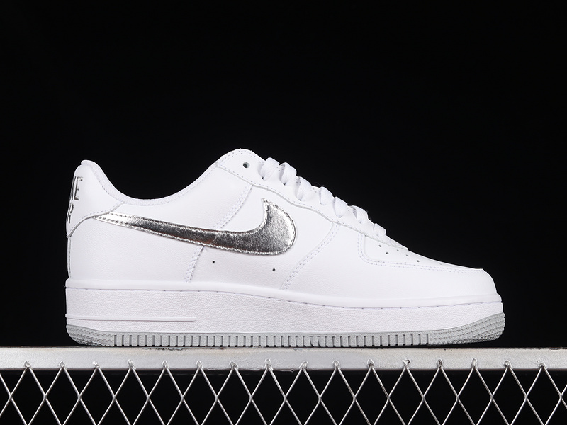 Air Force 1 Low Color Of The Month White/Metallic Silver/Metallic Gold 23