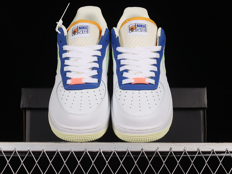 Air Force 1 Low Gs Player One White/Laser Orange-Ghost Green-Spring Grey Heather 15