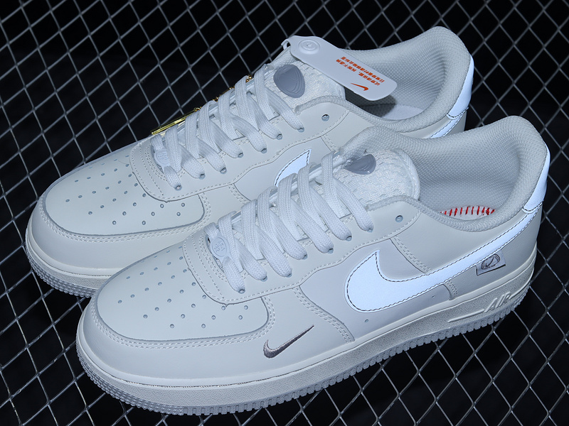 Air Force 1 Low 07 Silver Snow White/White/Light Grey 31