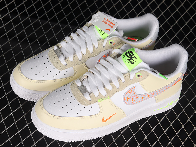 Air Force 1 Low 07 Beige/White/Orange 15