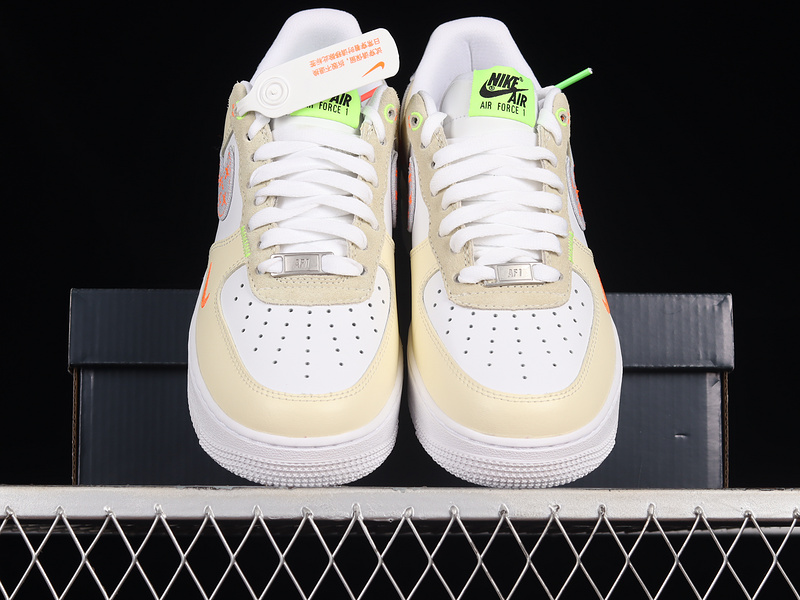 Air Force 1 Low 07 Beige/White/Orange 27