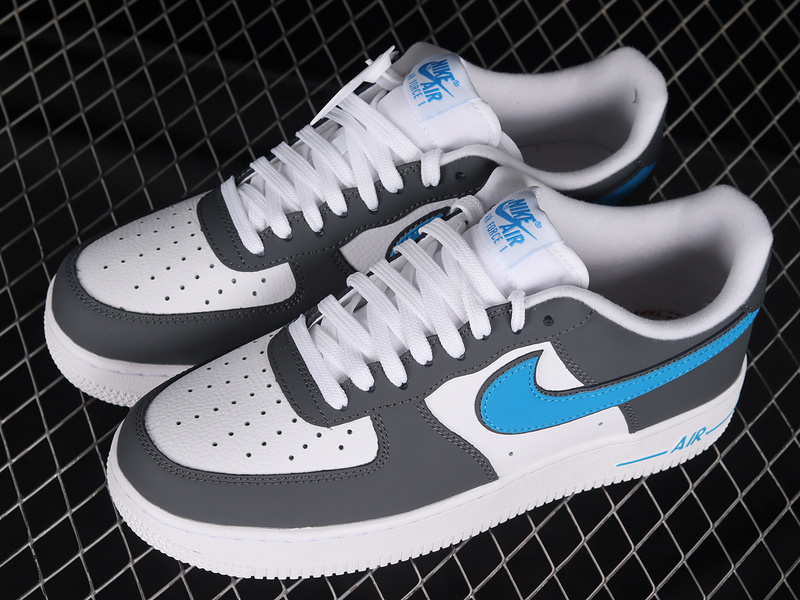 Air Force 1 Low 07 Black/White/Blue 3