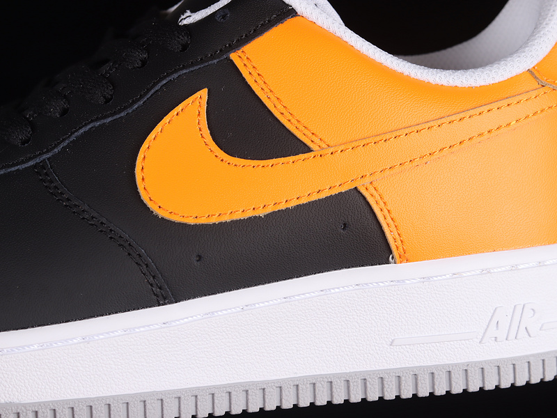 Air Force 1 Low Black/Laser Orange/White 11