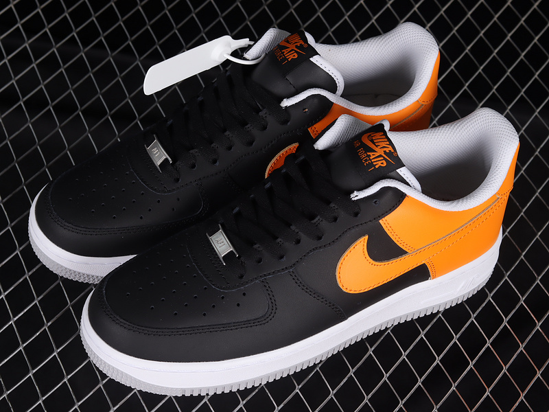 Air Force 1 Low Black/Laser Orange/White 13