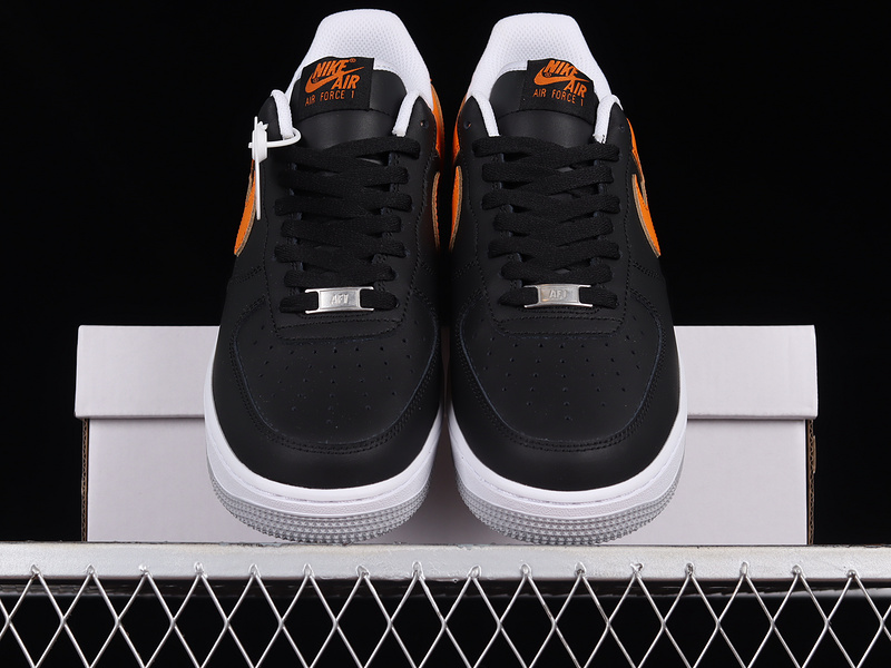 Air Force 1 Low Black/Laser Orange/White 29