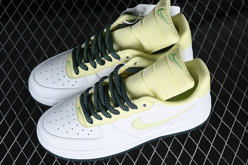 Nike Air Force 1 '07 Low Big Tongue White/Green/Black 13