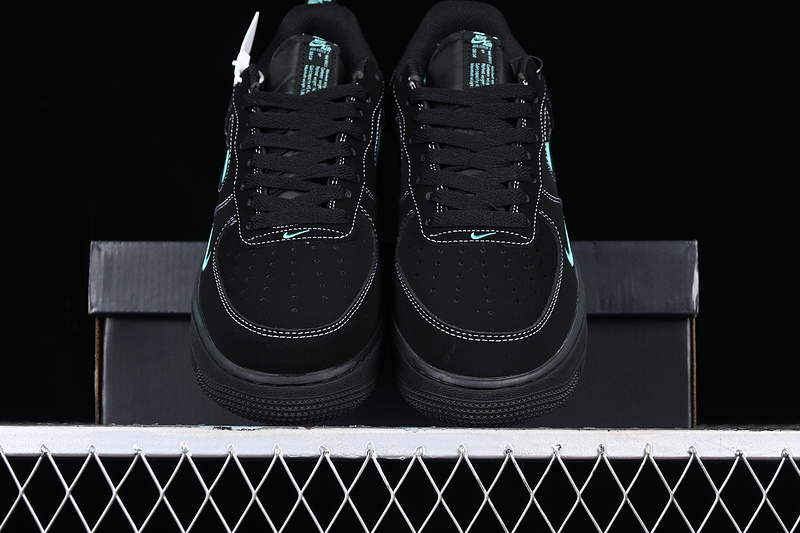 Nike Air Force 1 '07 Low Cut Out Black/Green/White 15