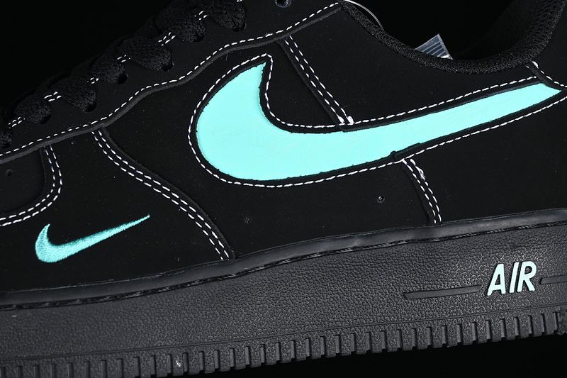 Nike Air Force 1 '07 Low Cut Out Black/Green/White 29