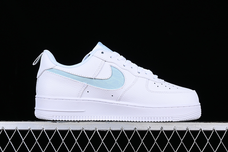 Nike Air Force 1 '07 Low Cut Out White/Blue 3