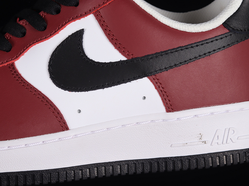 Air Force 1 Low 07 Dark Red/White/Black 21